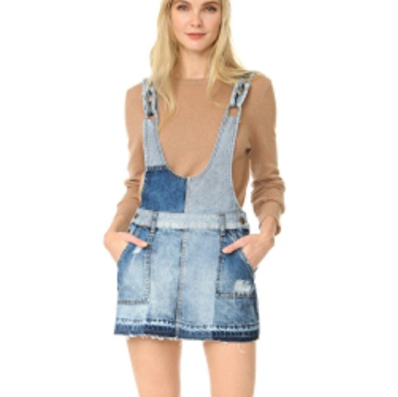 free people overall skirt